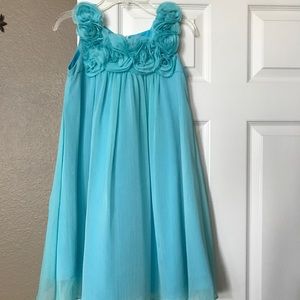 Aqua Blue Girls Formal Dress Size 10